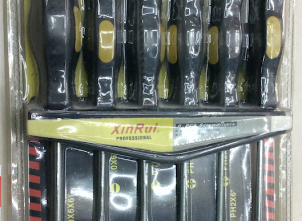 Screwdriver set 6 pieces