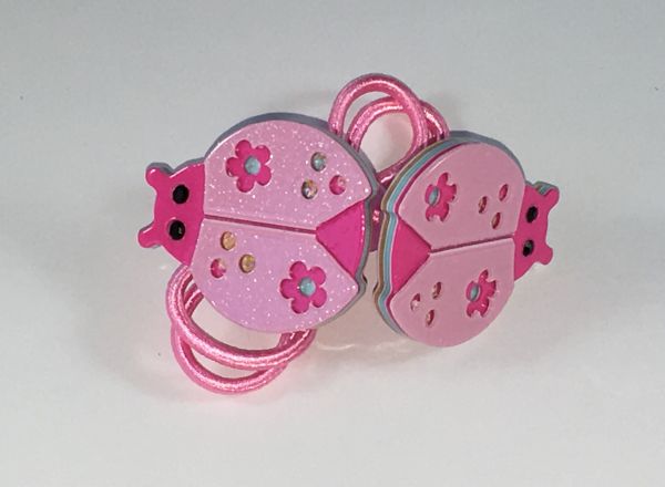 Elastic with ladybird