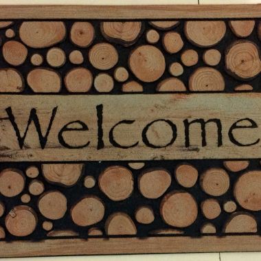 Doormat rubber bottom 45 X 75cm