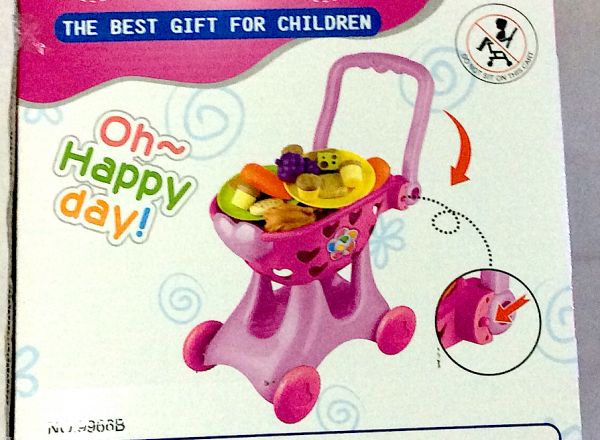 Cutlery trolley play set