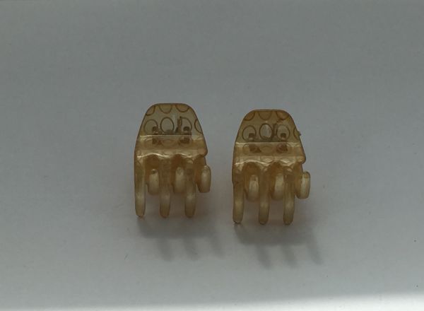 Double patterned hair clip 6020-S-C230B105
