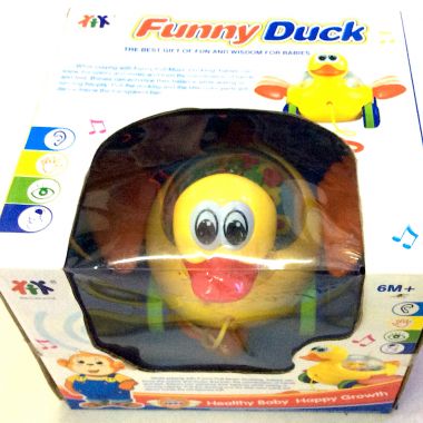 Baby pull along duck