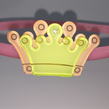 Head band with crown shape