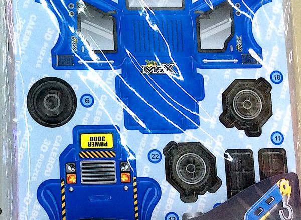 3D puzzle truck