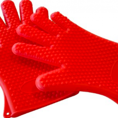 Heat resistant silicone glove