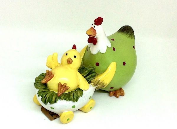 Resin figurine 10x13 cm