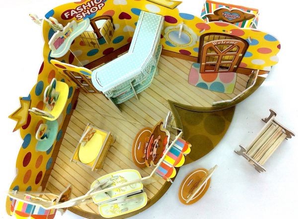 3D puzzle fashion shop