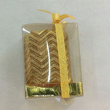 Christmas candle 7x7.5cm