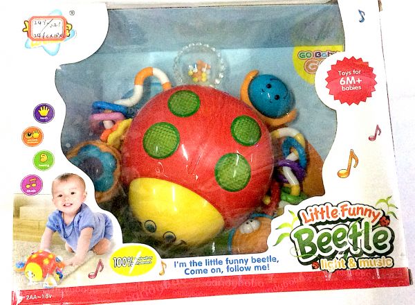Little funny beetle baby