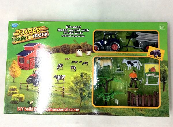 Farm truck with animals