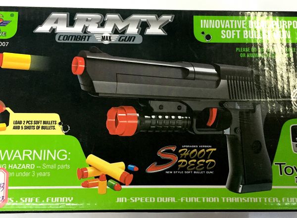 Soft bullet gun