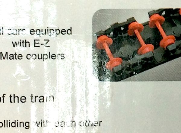 Train with smoke screen