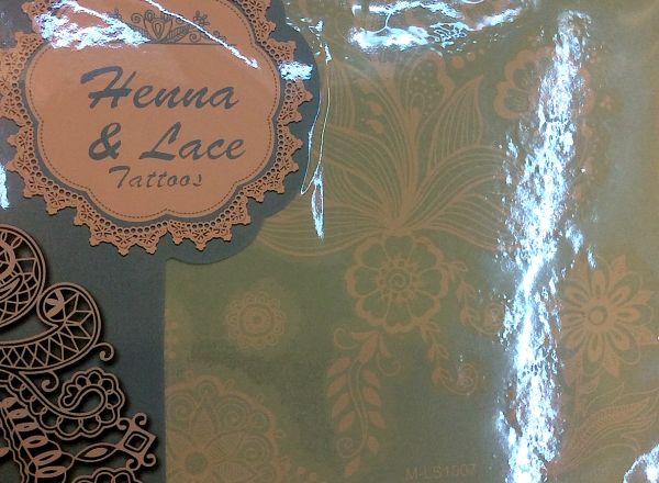 Henna lace tattoo