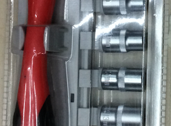 Ratchet handle set 8 pieces