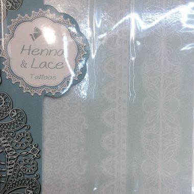 Henna lace tattoo