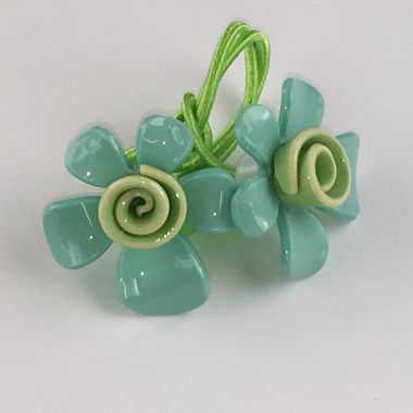 Elastics with flower