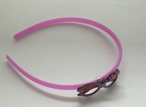 Headband with sunglass shape