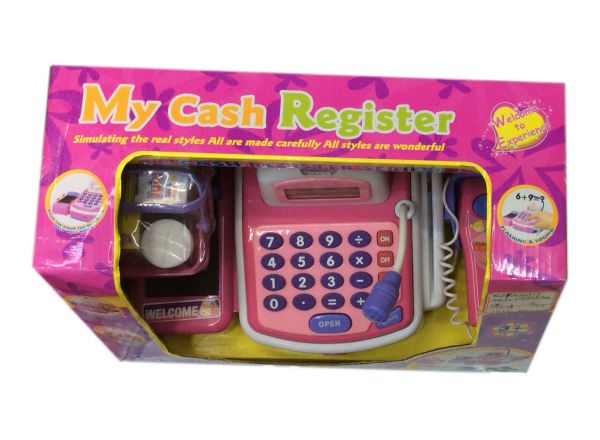 My cash register play set
