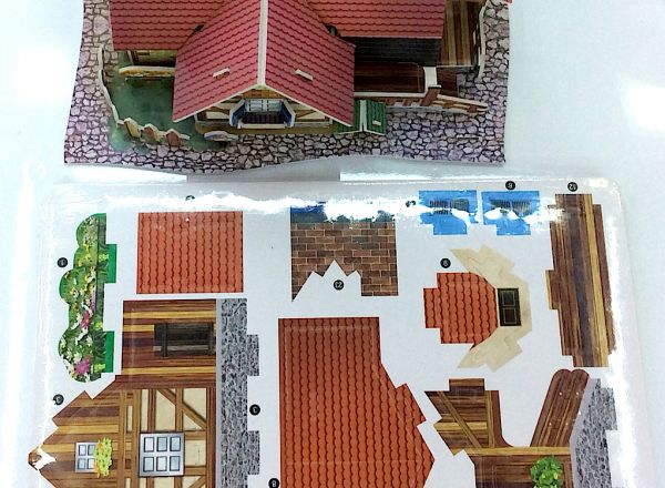3D puzzle house
