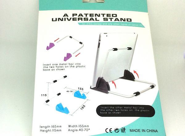 Folding tablet stand