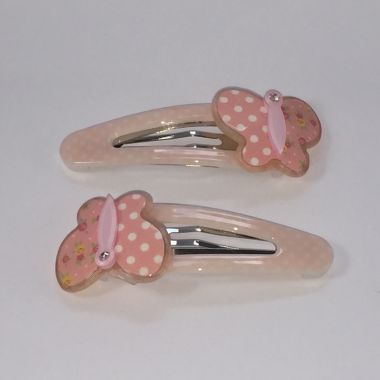 Kids snap clip with butterfly shape