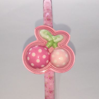 Patterned head band with fruit shape