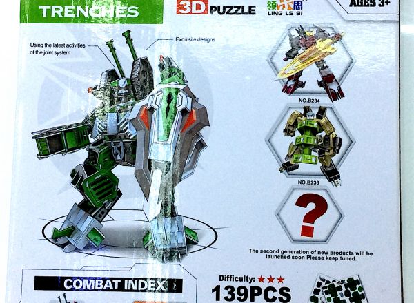 3D puzzle robot