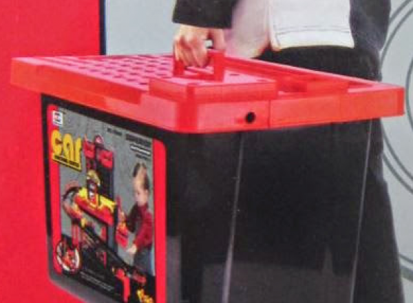 Car checking play set