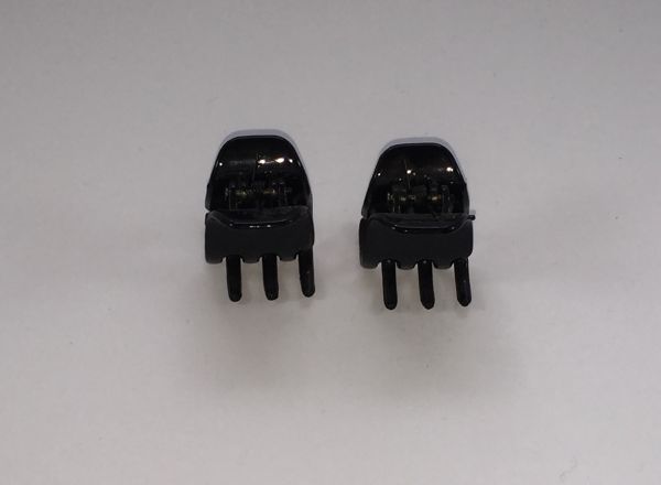 Shiny smaller size double hair clips 6020-S A510