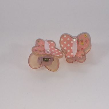 Butterfly shape small clips