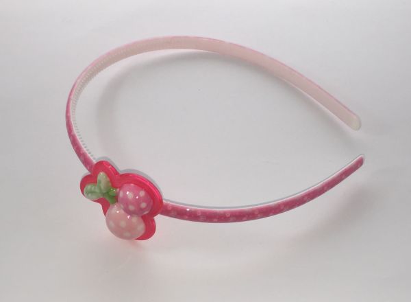 Patterned head band with fruit shape