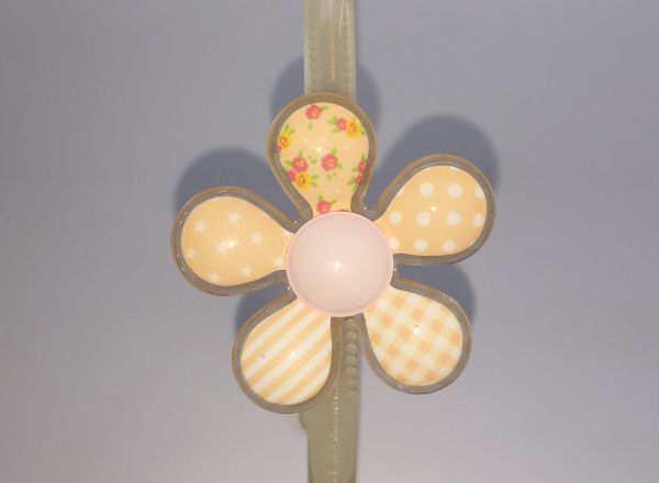 Headband with flower shape