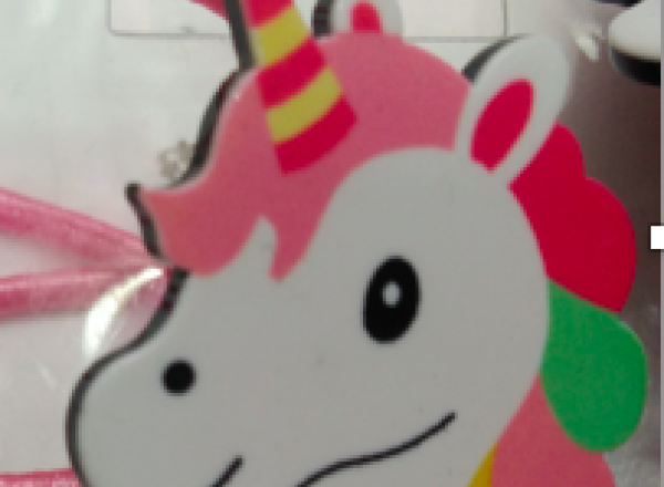 Kids elastics with unicorn