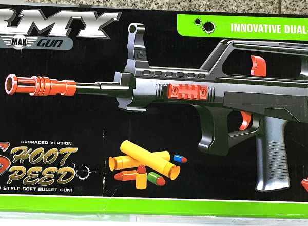 Soft bullet gun