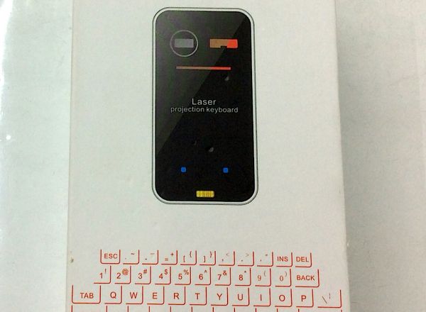 Laser projection keyboard