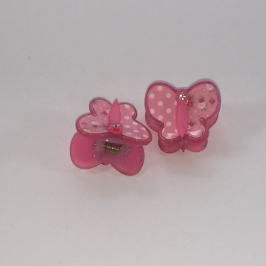 Butterfly shape small clips