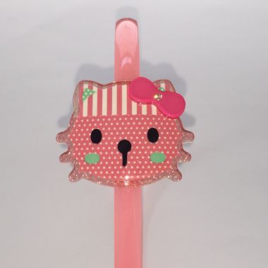 Head band with patterned cat shape