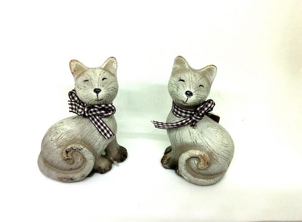 Cat ornament 12x6.5 cm