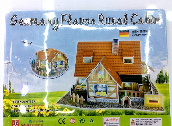 3D puzzle house