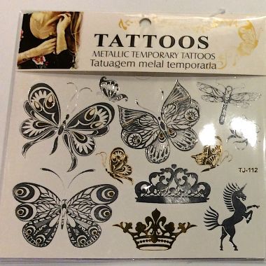 Metallic tattoo