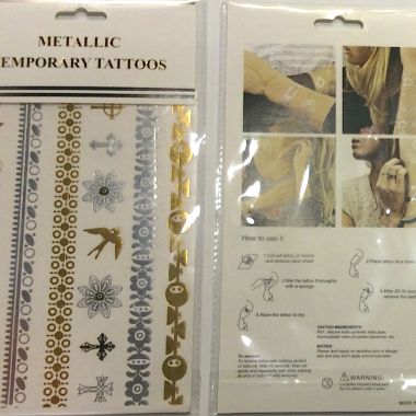 Metallic tattoo