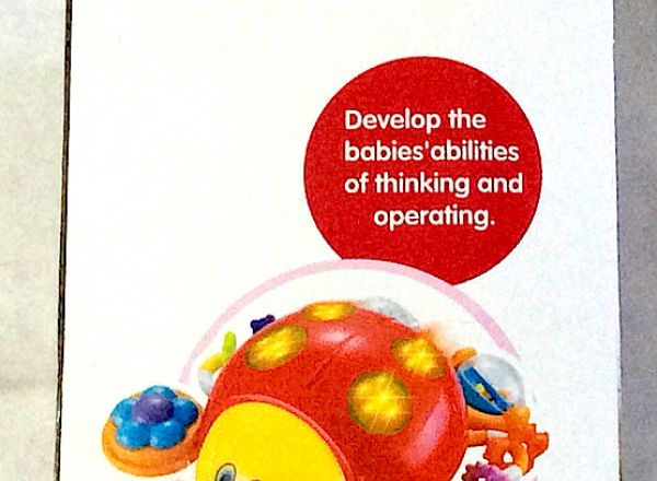Little funny beetle baby