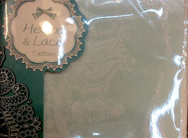 Henna lace tattoo