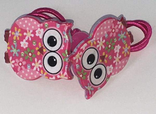 Elastic with patterned owl shape