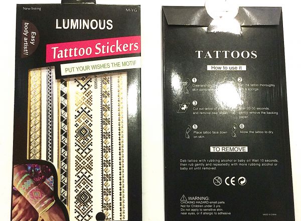 Glow in the dark tattoo