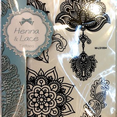 Henna lace tattoo