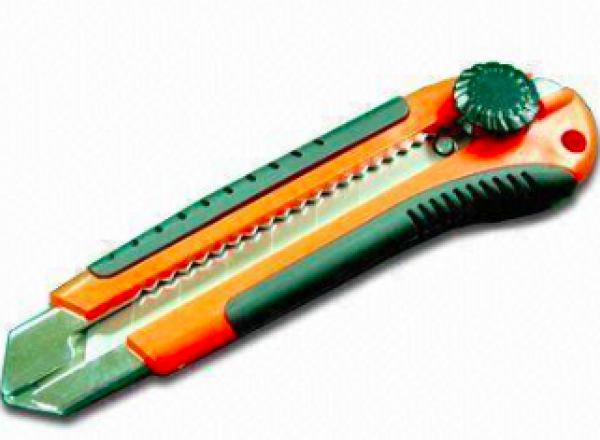 25 mm Heavy duty cutter knife + 5 extra blades