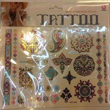 Metallic tattoo
