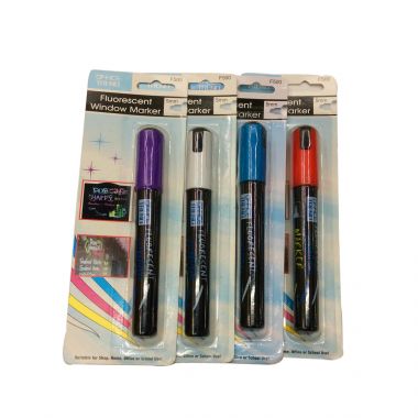 Fluorescent window marker