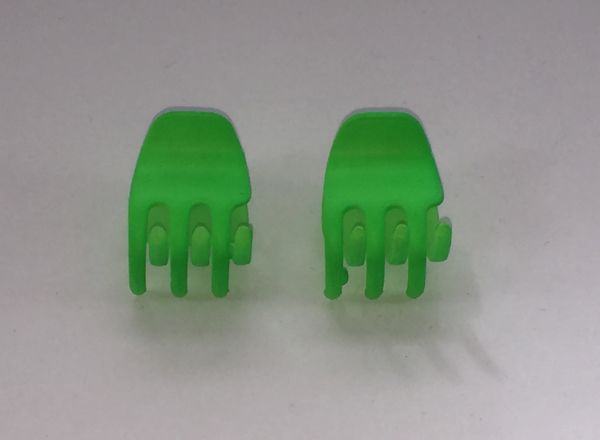 Neon double hair clips 6020-S A299